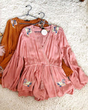 Cactus Rose Romper in Bloom: Alternate View #1