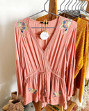 Cactus Rose Romper in Bloom: Alternate View #2