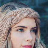 Fall Festival Headwrap in Wheat: Alternate View #2