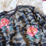 Camo Rose Sweatshirt: Alternate View #2