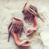 Canyon Fringe Heels: Alternate View #1