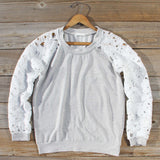 Canyon Lace Sweatshirt: Alternate View #1