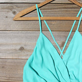 Caravan Romper in Mint: Alternate View #2