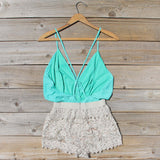 Caravan Romper in Mint: Alternate View #4