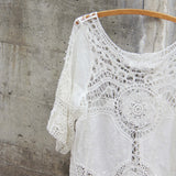 Casa Blanca Lace Top: Alternate View #2