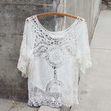 Casa Blanca Lace Top: Alternate View #1