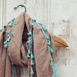 Moroccan Sunset Scarf in Sand: Alternate View #2