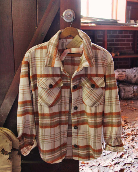 Cedar Plaid Shirt Jacket: Featured Product Image