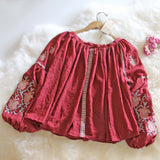 Celine Top in Burgundy: Alternate View #5