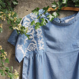 Chambray Boheme Top: Alternate View #2
