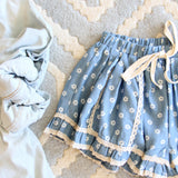 Chambray & Daisies Shorts: Alternate View #2