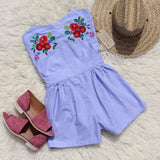 Chambray Gal Romper: Alternate View #2
