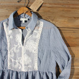 Chambray & Linen Tunic: Alternate View #2