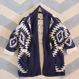 Charcoal & Cinder Sweater in Navy: Alternate View #2