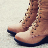 The Chinook Boots in Khaki: Alternate View #2