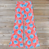 Chrysanthemum Palazzo Pants: Alternate View #1