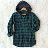 Cinder & Plaid Hooded Top: Alternate View #2