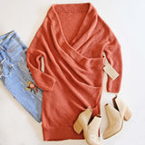 Cinnamon Spice Sweater Dress: Alternate View #2