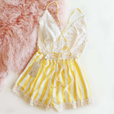 Citrus Romper in Lemon: Alternate View #5