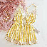 Citrus Romper in Lemon: Alternate View #2