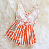 Citrus Romper in Orange: Alternate View #5