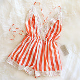 Citrus Romper in Orange: Alternate View #2