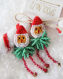Dancing Claus Earrings: Alternate View #2