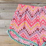 Cloud Break Native Shorts in Pink: Alternate View #2