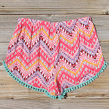 Cloud Break Native Shorts in Pink: Alternate View #3