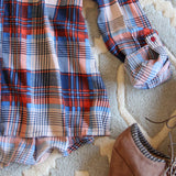 Cold Shoulder Plaid Top: Alternate View #3