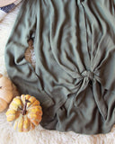 Colorado Tie Top in Olive: Alternate View #3