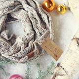 Confetti Snow Scarf in Cream: Alternate View #2