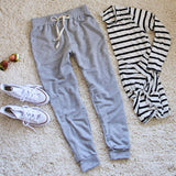 Cool Girl Joggers in Gray: Alternate View #2