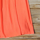 The Cage Dress in Orange: Alternate View #3