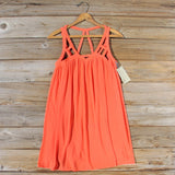 The Cage Dress in Orange: Alternate View #1