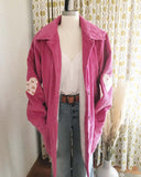 Vintage Corduroy Heart Coat: Alternate View #1