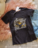 Country Roads Tee in Black: Alternate View #4