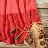 Coyote Sands Dress in Rust: Alternate View #3