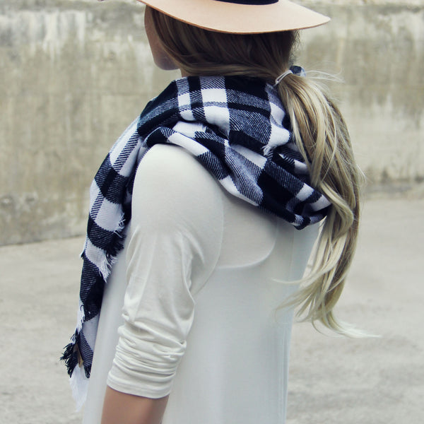 Cozy Buffalo Plaid Scarf: Featured Product Image
