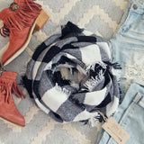 Cozy Buffalo Scarf: Alternate View #1