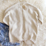 Cozy Bundle Sweater in Cream: Alternate View #4