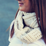 Cozy Cable Knit Scarf: Alternate View #2