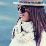 Cozy Cable Knit Scarf: Alternate View #1