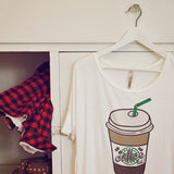 Cozy Coffee Tee: Alternate View #2