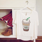Cozy Coffee Tee: Alternate View #1