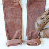 Cozy Corduroy Overalls in Rust: Alternate View #3