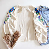 Cozy Embroidered Sweatshirt: Alternate View #4