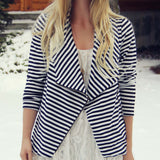 Cozy Saturday Stripe Jacket: Alternate View #1