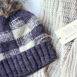 Cozy Plaid Beanie: Alternate View #2