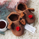Cozy Reindeer Slippers: Alternate View #2